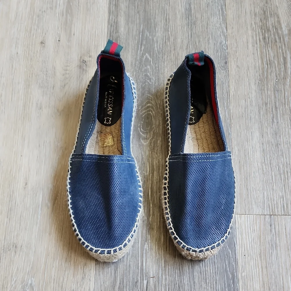 MARTISSAN ESPADRILLES Blue with Casual Slip-On Design